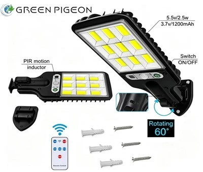 Lampu Taman Tenaga Surya Dengan Remote Control